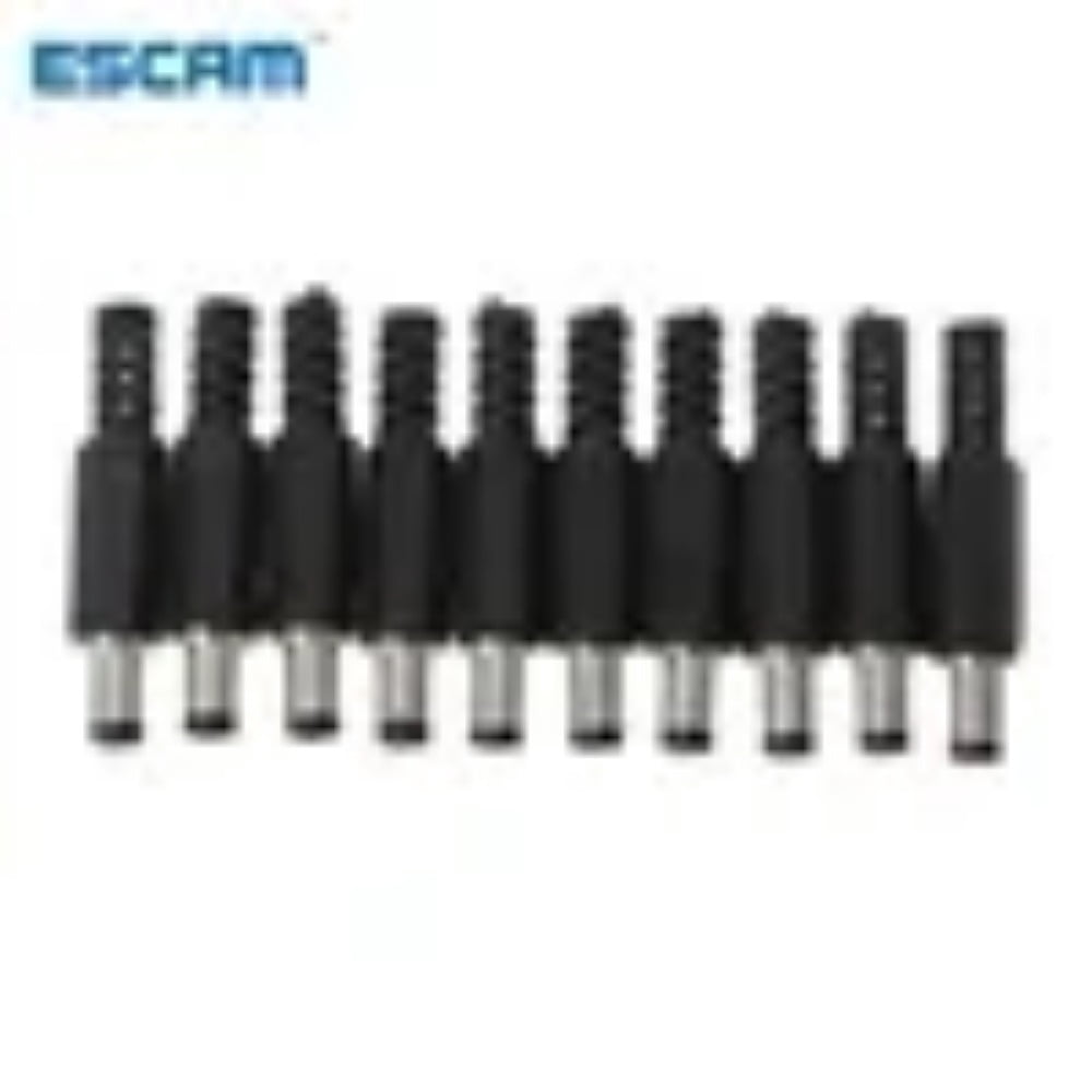 ANPWOO 10pcs DC power connector soldering 5.5x2.1mm Female DC jack adapter DC cable terminal DC power plug&jack