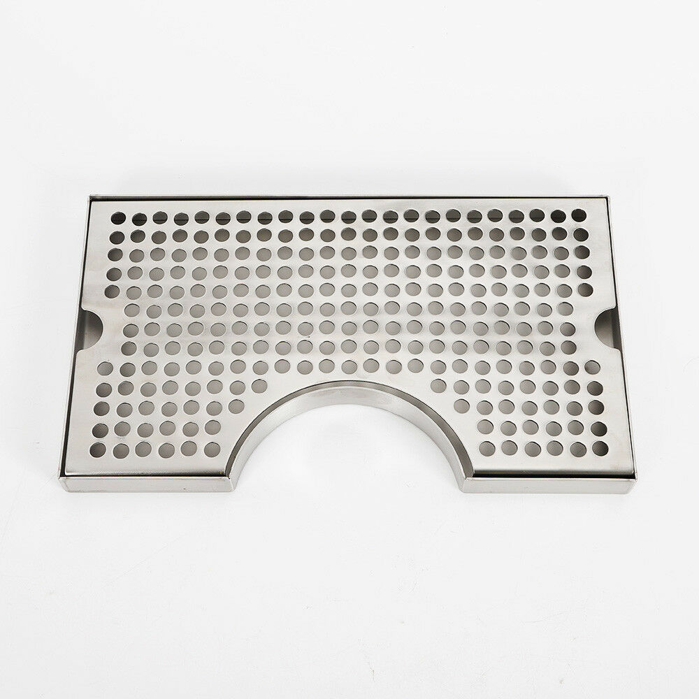 ANQIDI 12"x7" Surface Mount Beer Drip Tray Tap Draft Kegerator Beer