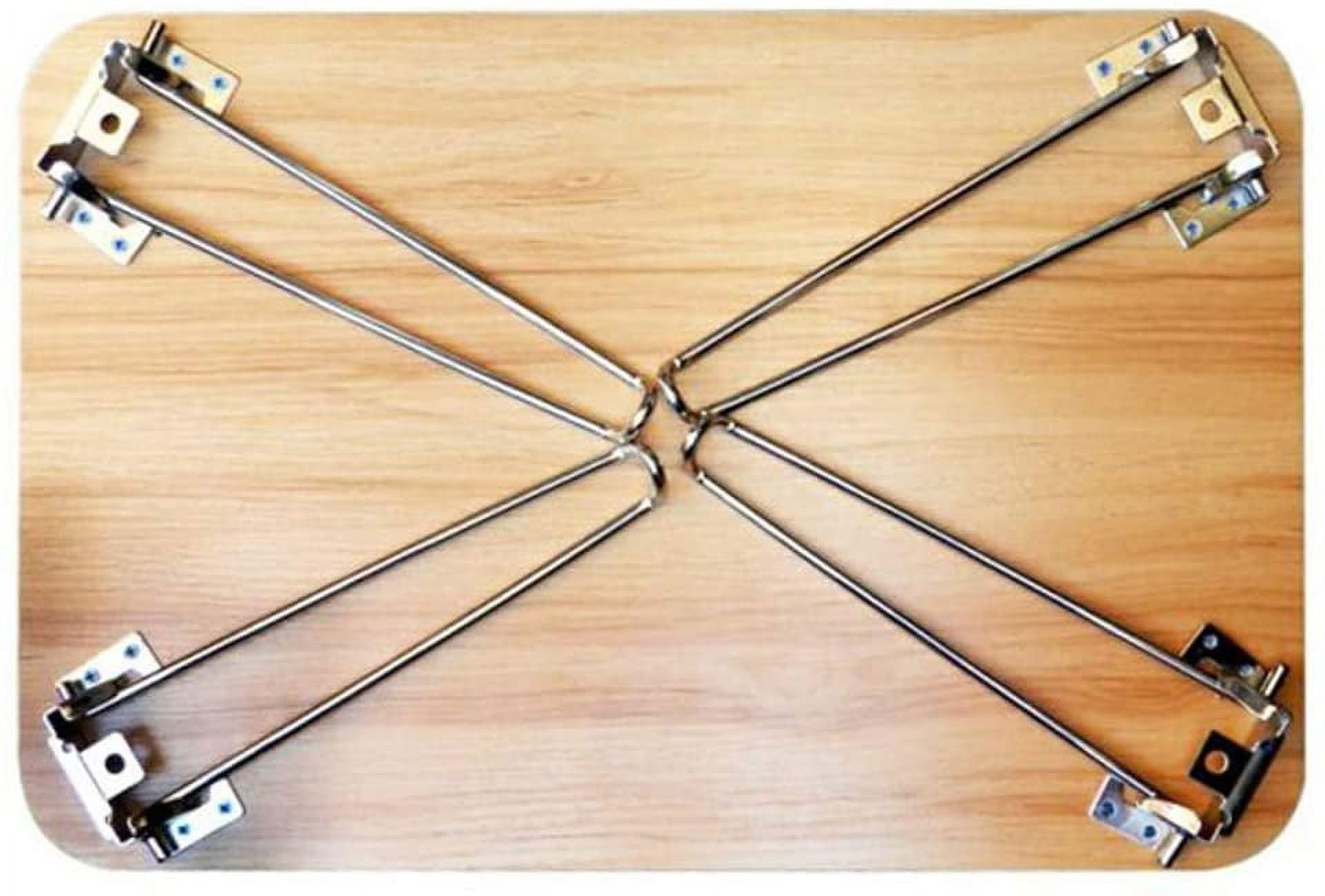 ANQIDI 28.5 Metal Folding Table Legs 4 Pack Black Foldable Hairpin Table  Legs