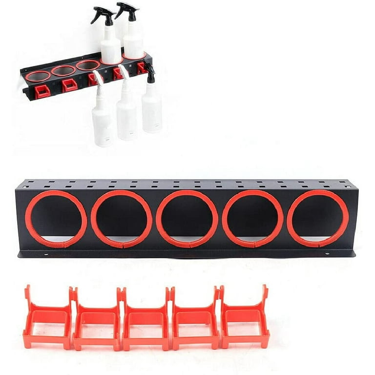 ANQIDI 5 Holes Spray Bottle Storage Rack Spray Can Holder Abrasive