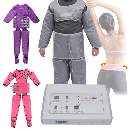 ANQIDI Air Pressure Body Slimming Suit Infrared Pressotherapy Weight Loss Detoxing Machine (Gray)