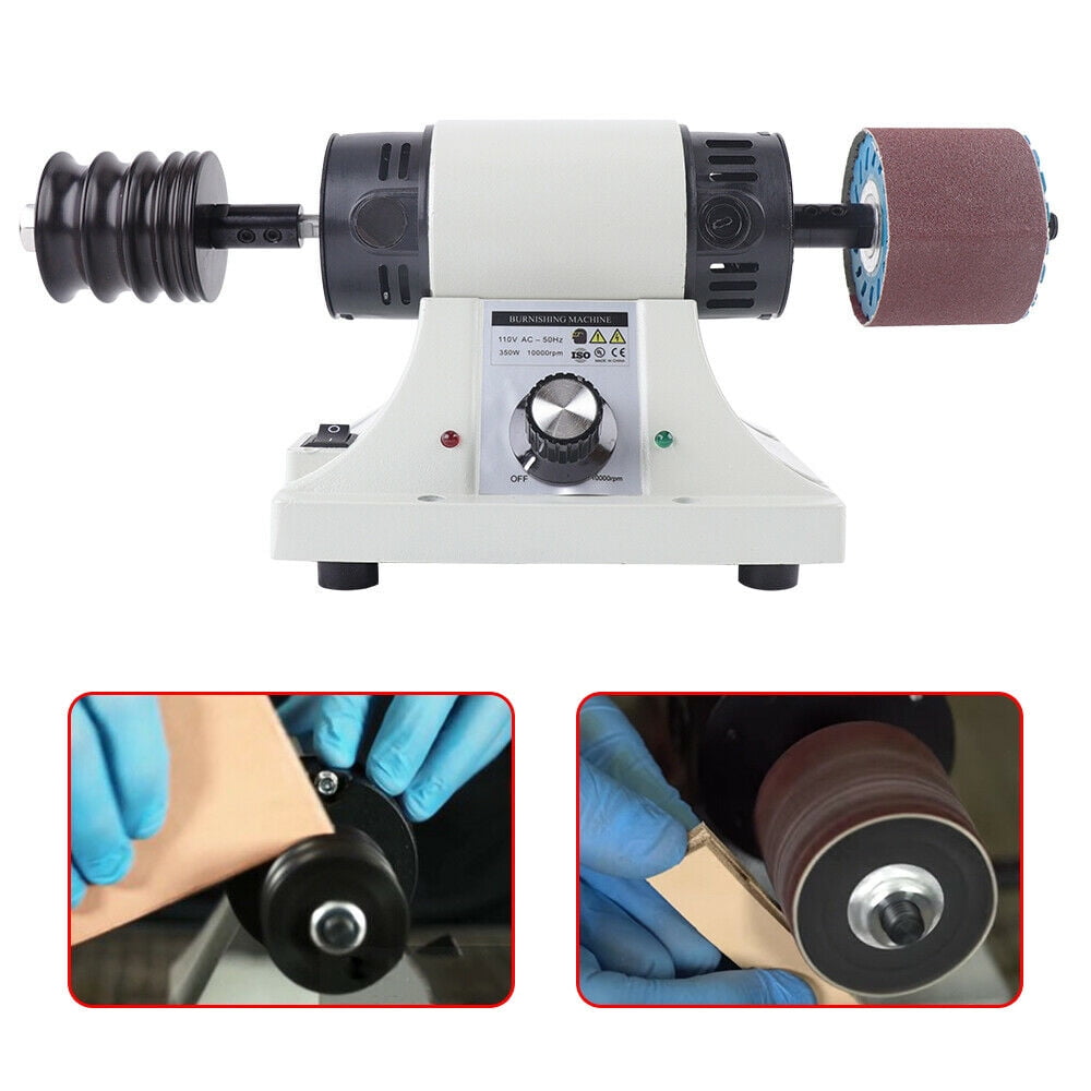 ANQIDI Leather Polishing Burnishing Machine 110V Electric Leather Edge