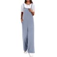 thumbnail image 1 of ANRABESS Women's Overalls Jumpsuit Summer Casual Wide Leg Pants, Loose Bib One Piece Outfit with Pockets and Adjustable Straps, 1 of 8