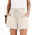 thumbnail image 1 of ANRABESS Shorts for Women Summer Casual High Waisted Wide Leg Drawstring Lounge Shorts Comfy 2026 Beach Vacation Clothes Medium, 1 of 11