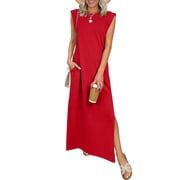 Sleeveless Red Dress