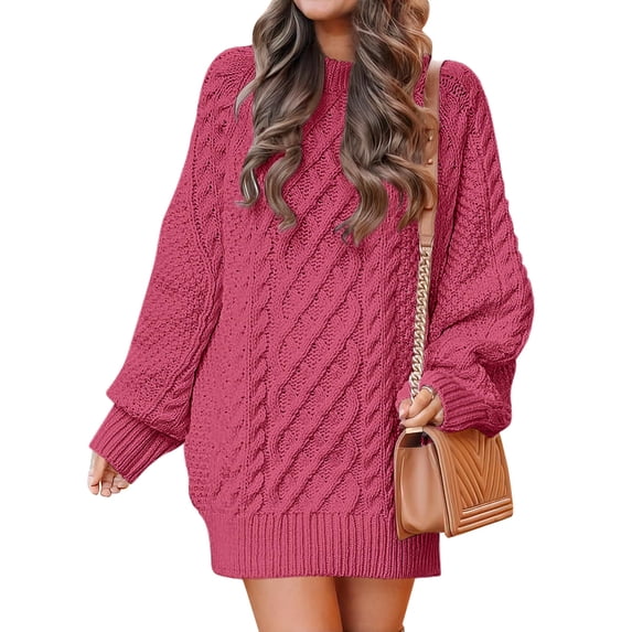 women's formal evening dresses Burgundy Long Sleeve Dress Color:4 W072025MonDay FOUR - Longsleeves –
