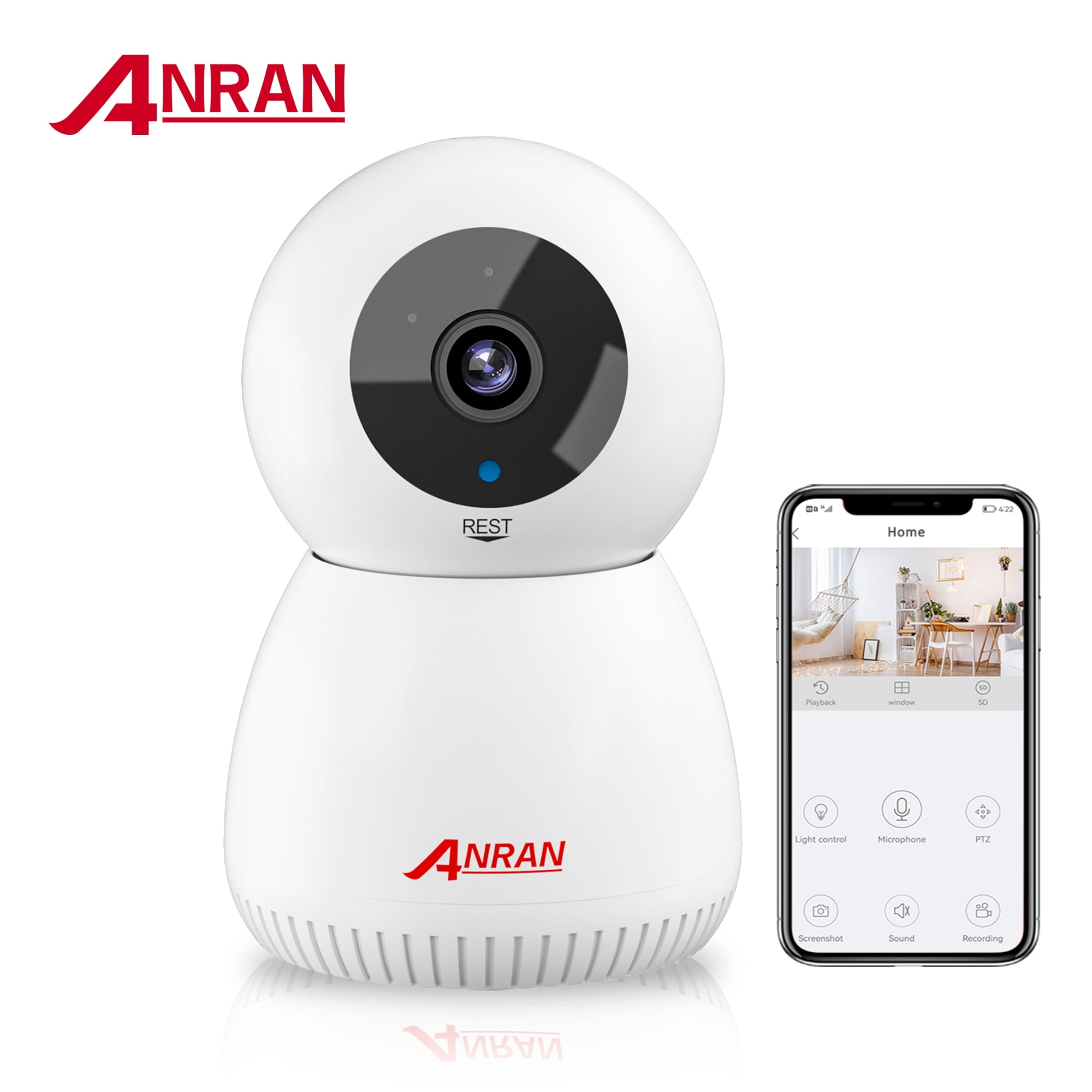 ANRAN 2MP 5MP Camara Vigilancia Wifi Security Protection 2K WIFI Camera  Bluetooth-connect Auto Tracking Full Color Night Vision - AliExpress