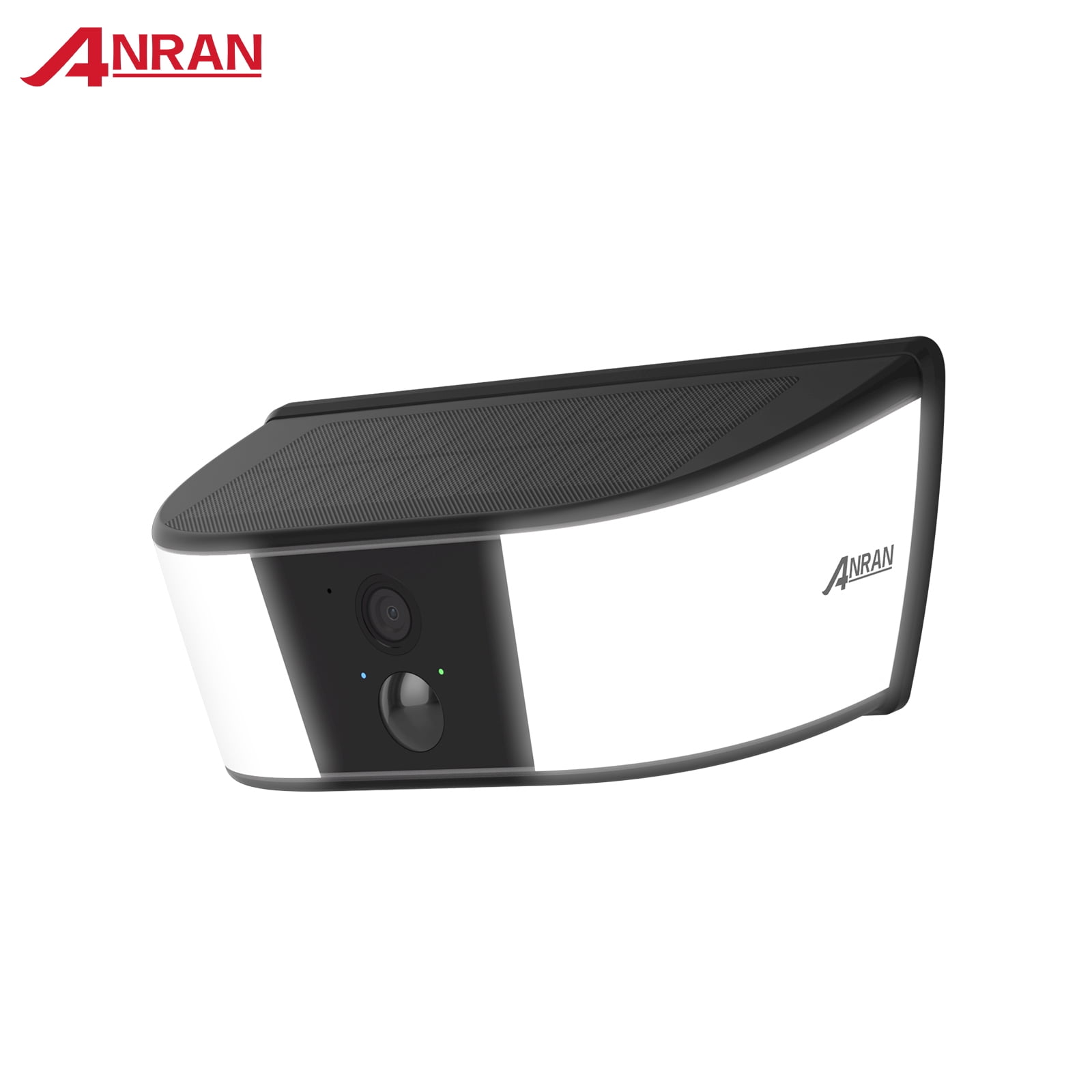 ANRAN 2K Security Camera Wireless Outdoor, Solar Wall Camera, Smart Siren, Spotlights, Color Night Vision, PIR Human Detection, Pan Tilt Control, 2-Way Talk