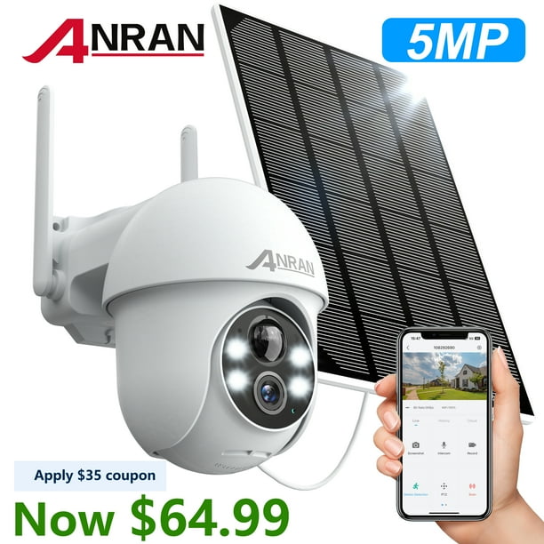 Anran Solar Wireless Security Camera ANRAN Wireless Solar Battery