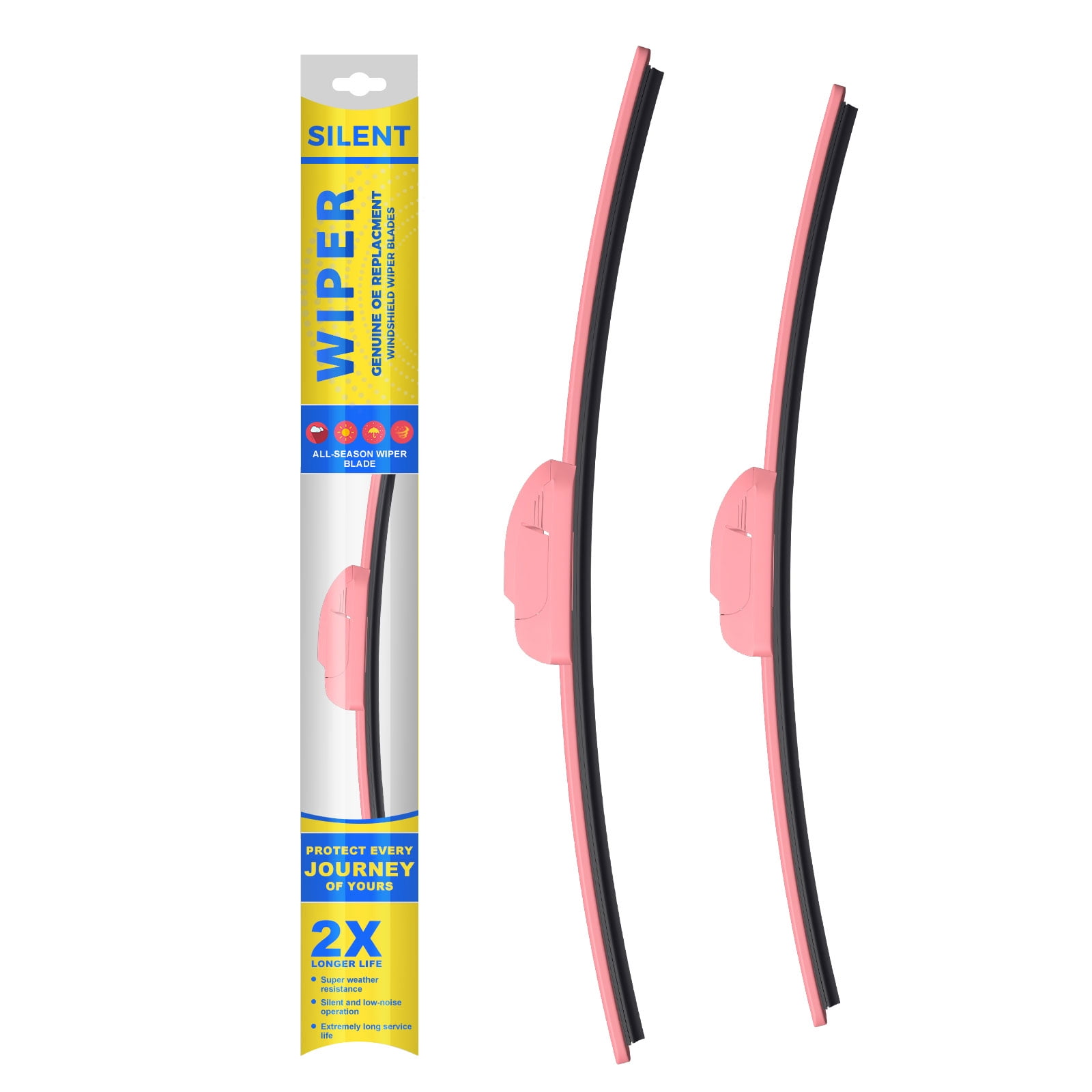 Complete Wiper Blade Set For Chevy Blazer 2019-2021 - Front 24" & 18", Rear 12", OE Quality, Easy Install