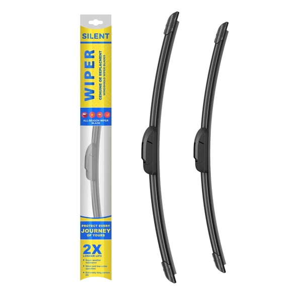 VYAOP Windshield Wipers Replacement for 2009-2019 Ford Flex,2008-2014 Dodge Avenger,2004-2015 Nissan Titan OEM Quality All Season Wiper Blades 24" 22" (2 Pack)
