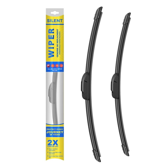 Windshield Wiper Blades Replacement for 2009-2019 Ford Flex,2008-2014 Dodge Avenger,2004-2015 Nissan Titan OEM Quality Premium All-Seasons Wiper blades Set - 24" 22"(Pack of 2)