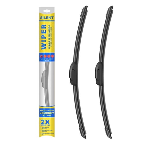 Windshield Wiper Blades Replacement for 2002-2008 Dodge Ram 1500,2003-2008 Ram 2500,2003-2008 Ram 3500 OEM Quality Premium All-Seasons Wiper blades Set - 24" 24"(Pack of 2)