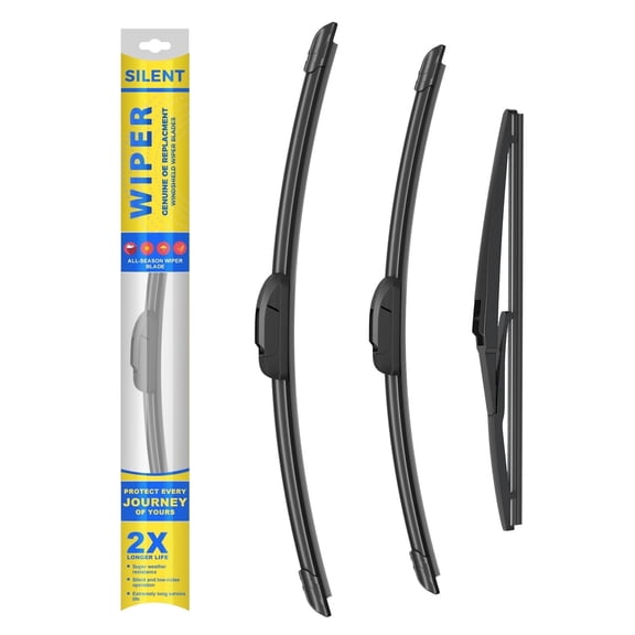 VYAOP Windshield Wiper Blades Replacement for 2011-2023 Dodge Durango,2011-2013 Jeep Grand Cherokee OEM Quality All Season Wiper Blades 22" 21" 12" (3 Pack)