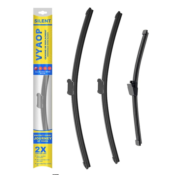 VYAOP Windshield Wiper Blades Replacement for 2007-2017 VW Tiguan OEM Quality All Season Wiper Blades 24"21"13" (3 Pack)