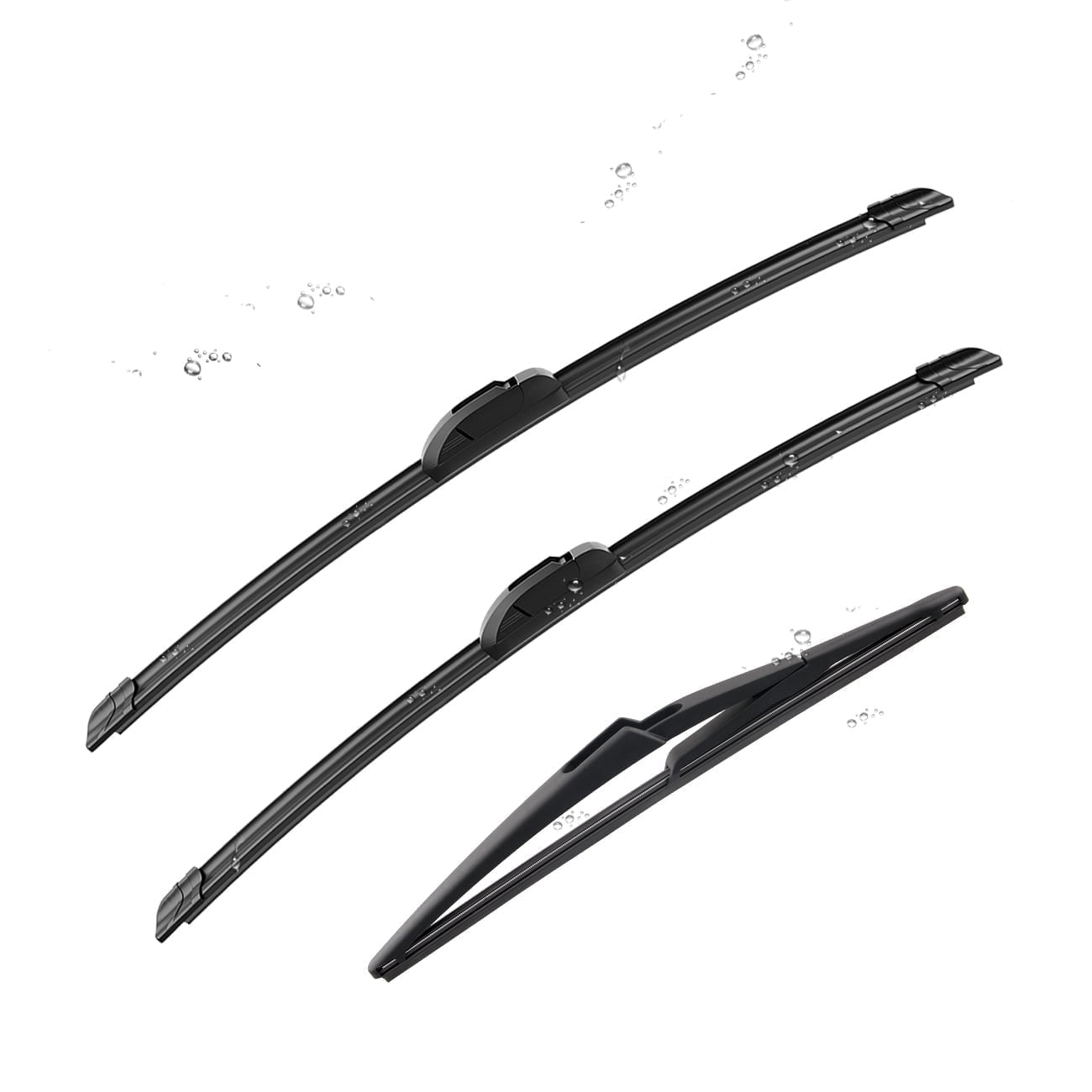 3 Wipers Factory 26"+17"+12"for Nissan Pathfinder Rogue Infiniti QX60 Original Equipment Replacement Front and Rear Windshield Wiper Blade (Set of 3)
