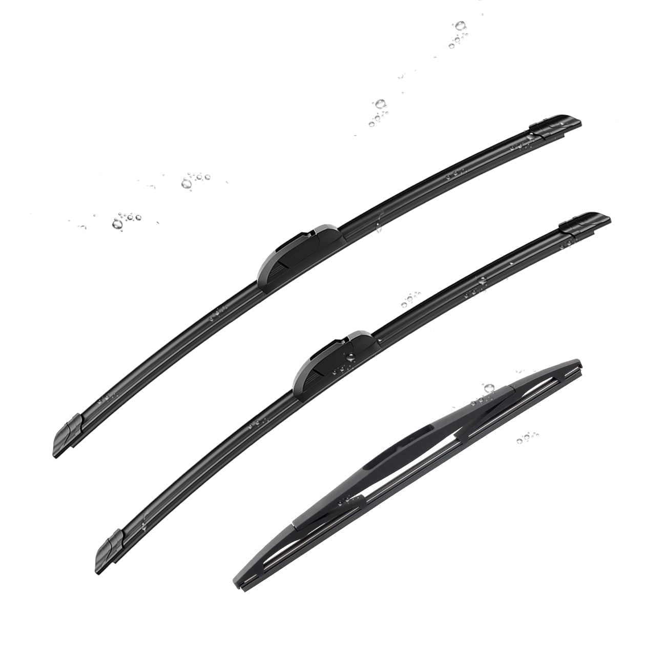 3 Wipers Oem Quality 26"+17"+12" for Honda CR-V 2017-2023 Original Equipment Replacement Front and Rear Windshield Wiper Blade (Set of 3)