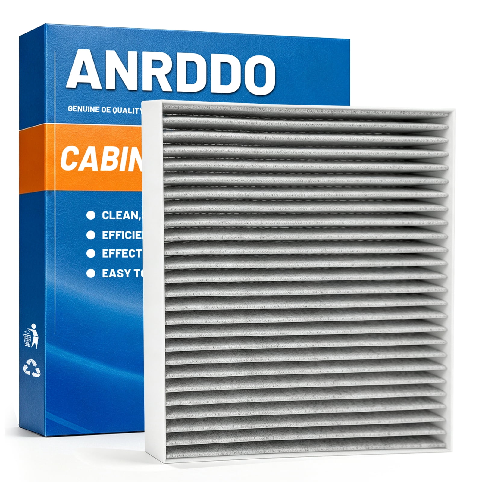 ANRDDO Cabin Air Filter with Activated Carbon, Replacement for Hyundai Kona 2018-2023, Kona N 2022-2023, Tucson 2016-2021