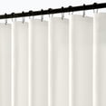 thumbnail image 1 of ANRODUO White Linen Textured Fabric Shower Curtain Set - with 12 Rust Resistant Durable Metal Hooks, Waterproof & Heavy Duty Polyester, Button Hole Design, Machine Washable for Bathroom Decor C80, 1 of 3