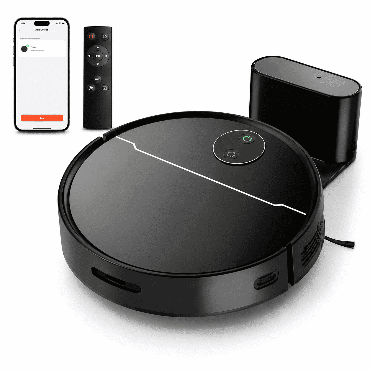 ANSFIL 3 in 1 Robot Vacuum/Mop/Sweep Combo with Smart App&Voice Control,2-in-1 Tank, 4500pa Suction, Q10S