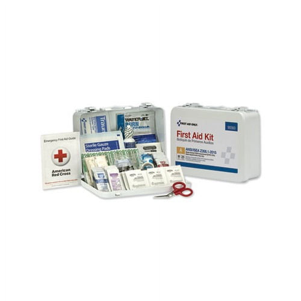 ANSI Class A 25 Person Bulk First Aid Kit for 25 People 89 Pieces
