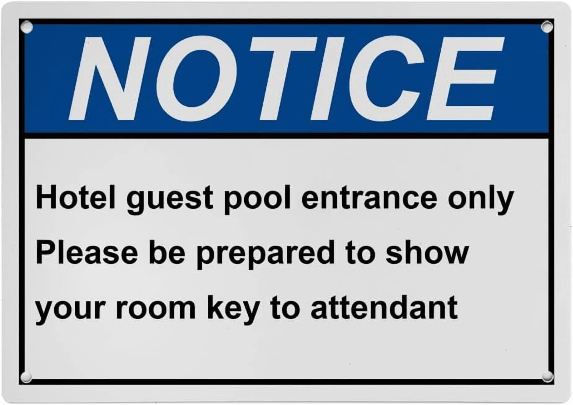 ANSI Swimming Pool Sign - 8