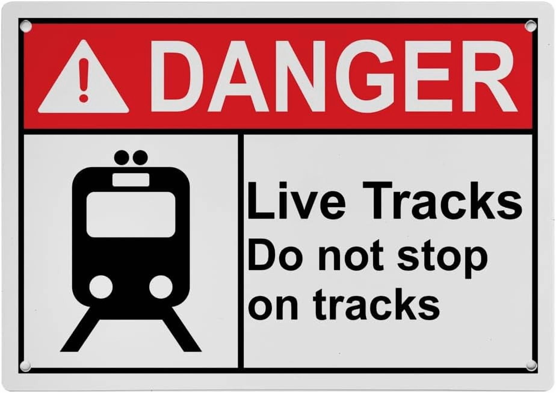 Sign Track Sign ANSI Traffic Safety Sign Live Tracks 8