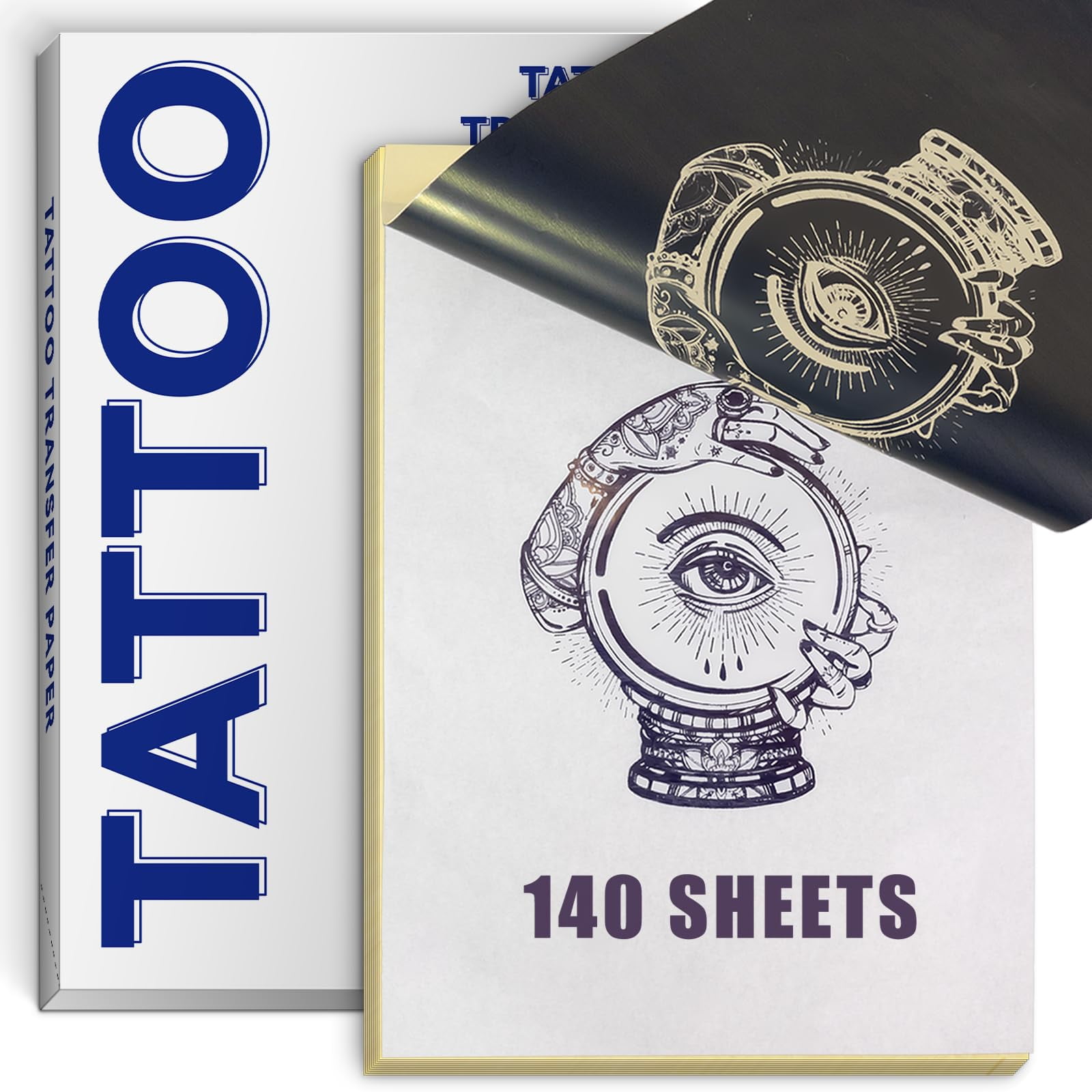 ANSTEEP Tattoo Transfer Paper AIF4 140 PCS Tattoo Paper, Thermal