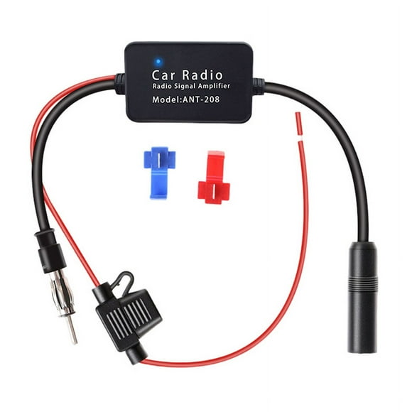 Car Radio Am Fm Antenna Signal Amplifier Booster Vehicles