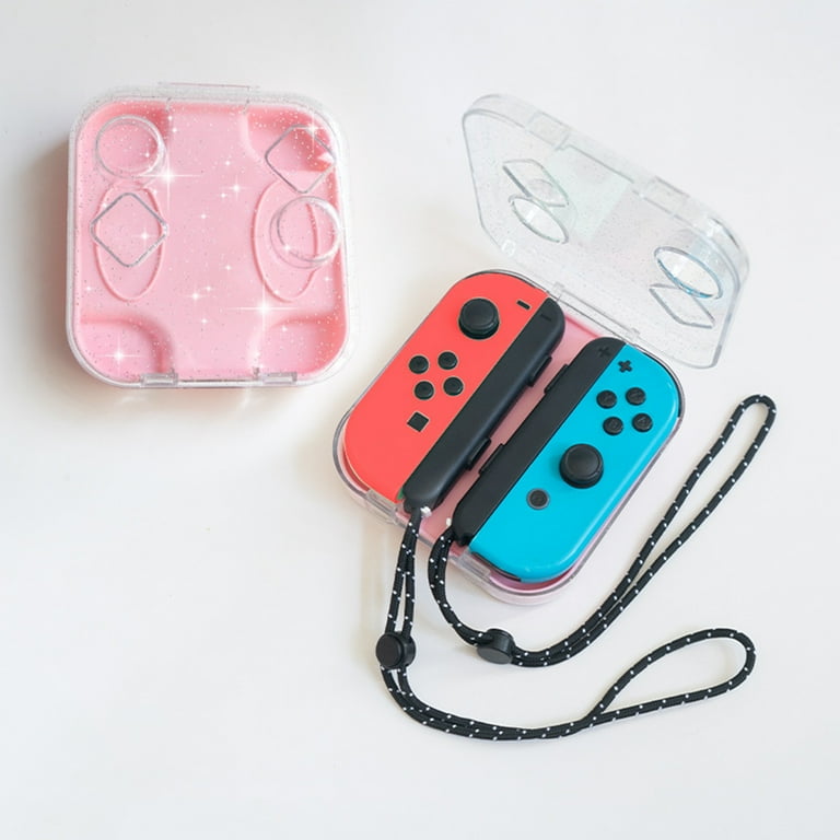 ANTBABA Storage Case for Switch Joy-con Handle, Dust-Proof Clear