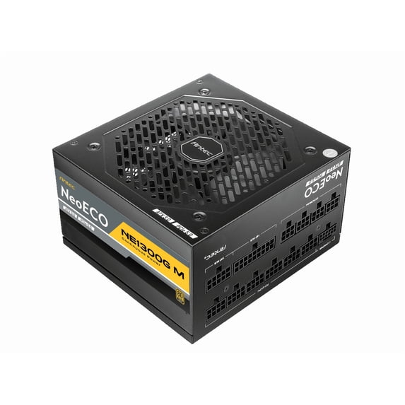 ANTEC NeoECO Series NE1300G M ATX3.0, 1300W Full Modular PSU, 80 PLUS Gold Certified, PCIE 5.0 Support, PhaseWave Design, Japanese Caps, Zero RPM Manager, Silent 120mm Fan
