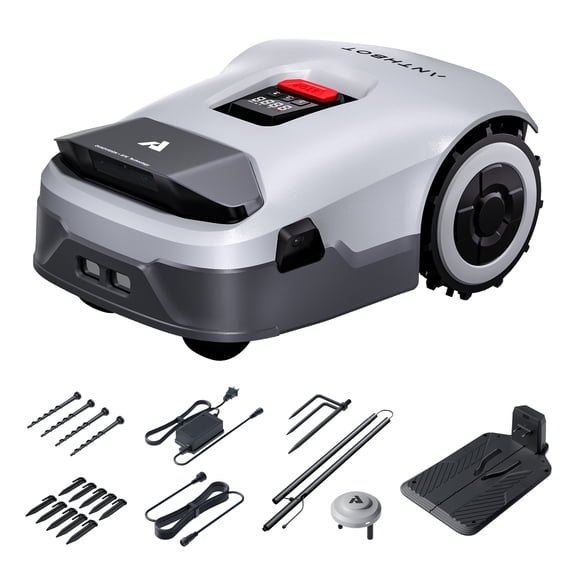 ANTHBOT Genie1000 Robot Lawn Mower, Auto Mapping, AI Obstacle Avoidance, Max 0.5 Acre, APP Control, with 4G