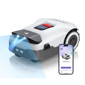 ANTHBOT Genie3000 Cordless Robotic Lawn Mower,Max 0.91 Acre,4G APP Contral,RTK and 4-Camera Vision Obstacle Avoidance