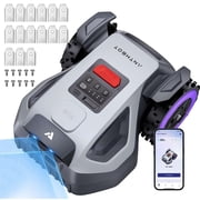 ANTHBOT M5 Wire-Free Robotic Lawn Mower with Blades 1/8 Acre, RTK Dual Vision 4G App Control, 45% Slope