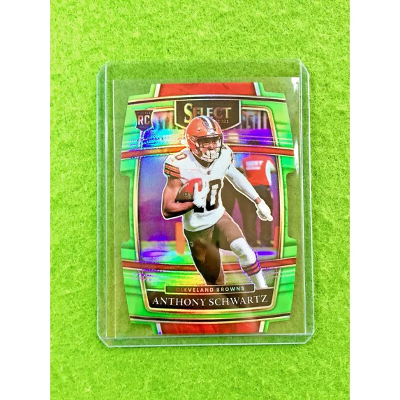 ANTHONY SCHWARTZ NEON GREEN PRIZM ROOKIE CARD DIE CUT 2021 Panini Select SP /349