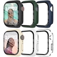 thumbnail image 1 of ANTHOUSE  6-Pack Compatible with Apple Watch Series 7 Series 8 41mm Case with Screen Protector, Hard PC Bumper Cover for Men Women Sports Protective Case for iWatch 7 8. 41mm, 6 Colors, 1 of 14