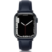 ANTHOUSE Leather Bands Compatible for Apple Watch Band 38mm 40mm 41mm, Genuine Leather Wristband Replacement Strap Compatible with Apple Watch Series 8 7 6 5 4 3 2 1, SE Sports