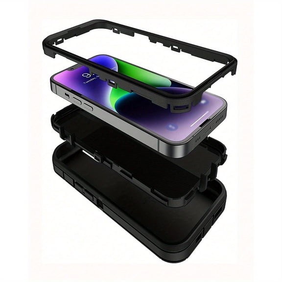 ANTHOUSE Magnetic Case for iPhone 11-16 Series - 3-Layer Heavy Duty Shockproof Protection, Drop Resistant, Tough Durable Cover with Strong Magnetic For iphone Case 16 Pro max