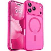 ANTHOUSE Magnetic Compatible with iPhone 17 Pro Max Case, Upgraded [Full Camera Protection] [Compatible with Magsafe] [Translucent Matte] Shockproof Protective Phone Cover 6.9 Inch - Orange