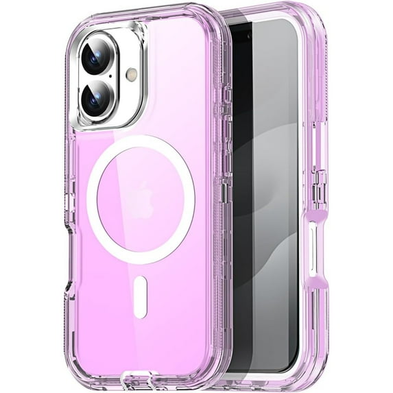 ANTHOUSE for iPhone 17 Pro Max Case Clear Compatible with MagSafe 3 in 1 Heavy Duty Drop Protection Full Body Rugged Shockproof/Dust Proof 3-Layer Military Protective Tough Durable Cover 6.9"_1