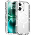 thumbnail image 1 of ANTHOUSE  for iPhone 17 Pro Max Case Clear Compatible with MagSafe 3 in 1 Heavy Duty Drop Protection Full Body Rugged Shockproof/Dust Proof 3-Layer Military Protective Tough Durable Cover 6.9"_1, 1 of 8