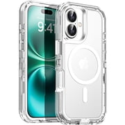 ANTHOUSE for iPhone 17 Pro Max Case Clear Compatible with MagSafe 3 in 1 Heavy Duty Drop Protection Full Body Rugged Shockproof/Dust Proof 3-Layer Military Protective Tough Durable Cover 6.9"_1