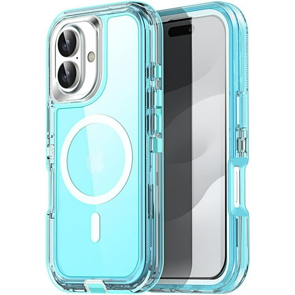 ANTHOUSE for iPhone 17 Pro Max Case Clear Compatible with MagSafe 3 in 1 Heavy Duty Drop Protection Full Body Rugged Shockproof/Dust Proof 3-Layer Military Protective Tough Durable Cover 6.9"_1