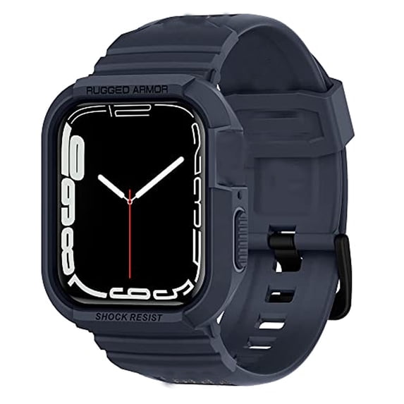 ANTHOUSERugged Armor Pro Compatible with Apple Watch Case with Band Series 8/7 (45mm) and Series SE2/6/SE/5/4 (42mm44mm45mm)