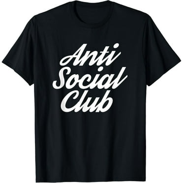 ANTI SOCIAL CLUB Funny Creative Graphic T-Shirt for men and women