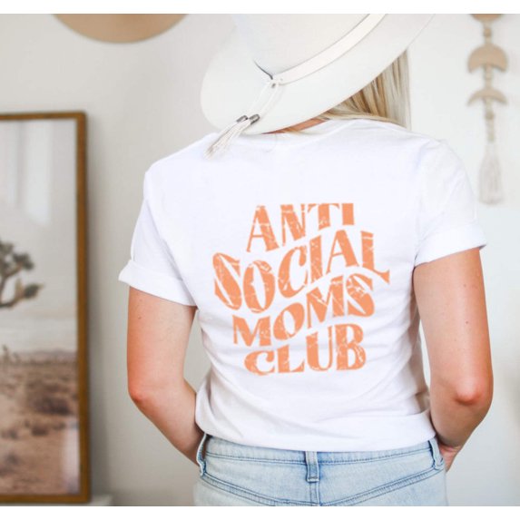 ANTI SOCIAL MOMS CLUB Grpahic Short sleeve Tees