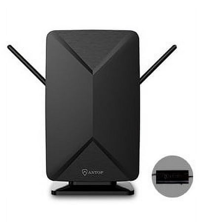 ANTOP Flat Panel Mini "Big Boy" Indoor/Outdoor Amplified HDTV Antenna - Black