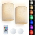 thumbnail image 1 of ANTOTEN Dimmable 2-Light LED Bedroom and Living Room Wall Sconce (2 Count), 1 of 7