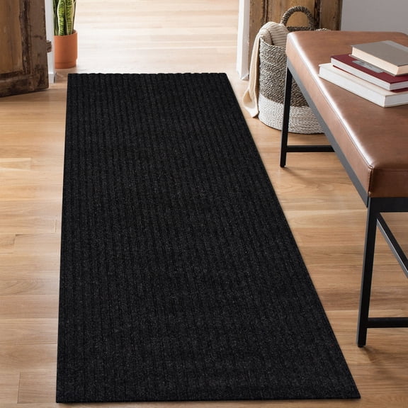 ANTPOP 2' x 7' Runner Rugs with Rubber Backing Outdoor Indoor Utility Non Slip Carpet for Hallway Custom Size Area Mat for Entryway Balcony Patio Kitchen Garage Stair Laundry