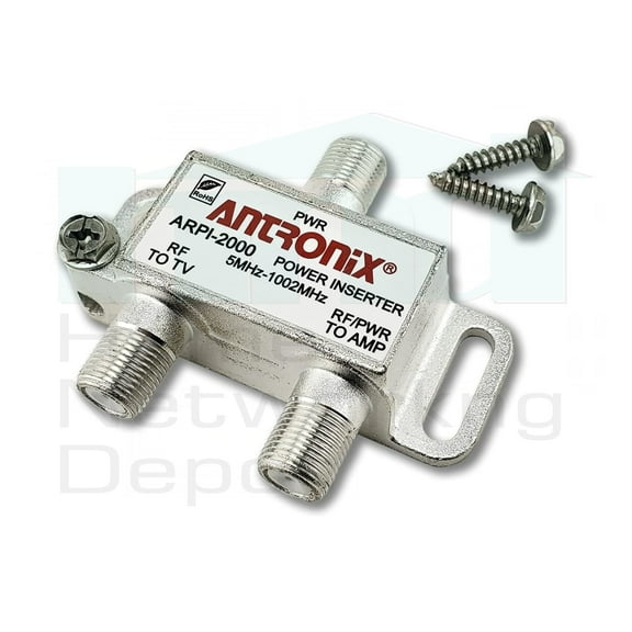 ANTRONIX ARPI-2000, POWER INSERTER, UTILIZED FOR REMOTE DC POWERING OF ALL CATV & OTA FOR ALL MANUFACTUER'S BROADBAND SIGNAL BOSTER AMPLIFIERS 5-1002MHz